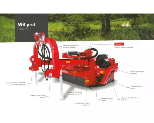 Боковой измельчитель MB Profi, минимальная вибрация